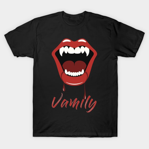 Welcome to the Vamily T-Shirt by highcouncil@gehennagaming.com